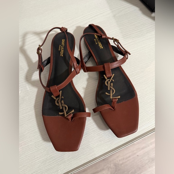Saint Laurent Brown Sandals